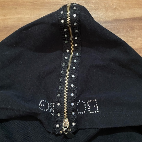 Vintage Y2K BCBG Bedazzled Zip Up Hoodie - Picture 6 of 7